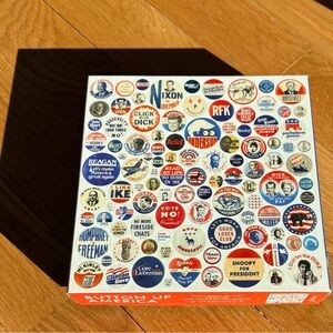 Vintage Political Campaign Button Puzzle